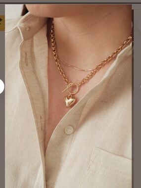 ❤️toggle clasp heart necklace❤️